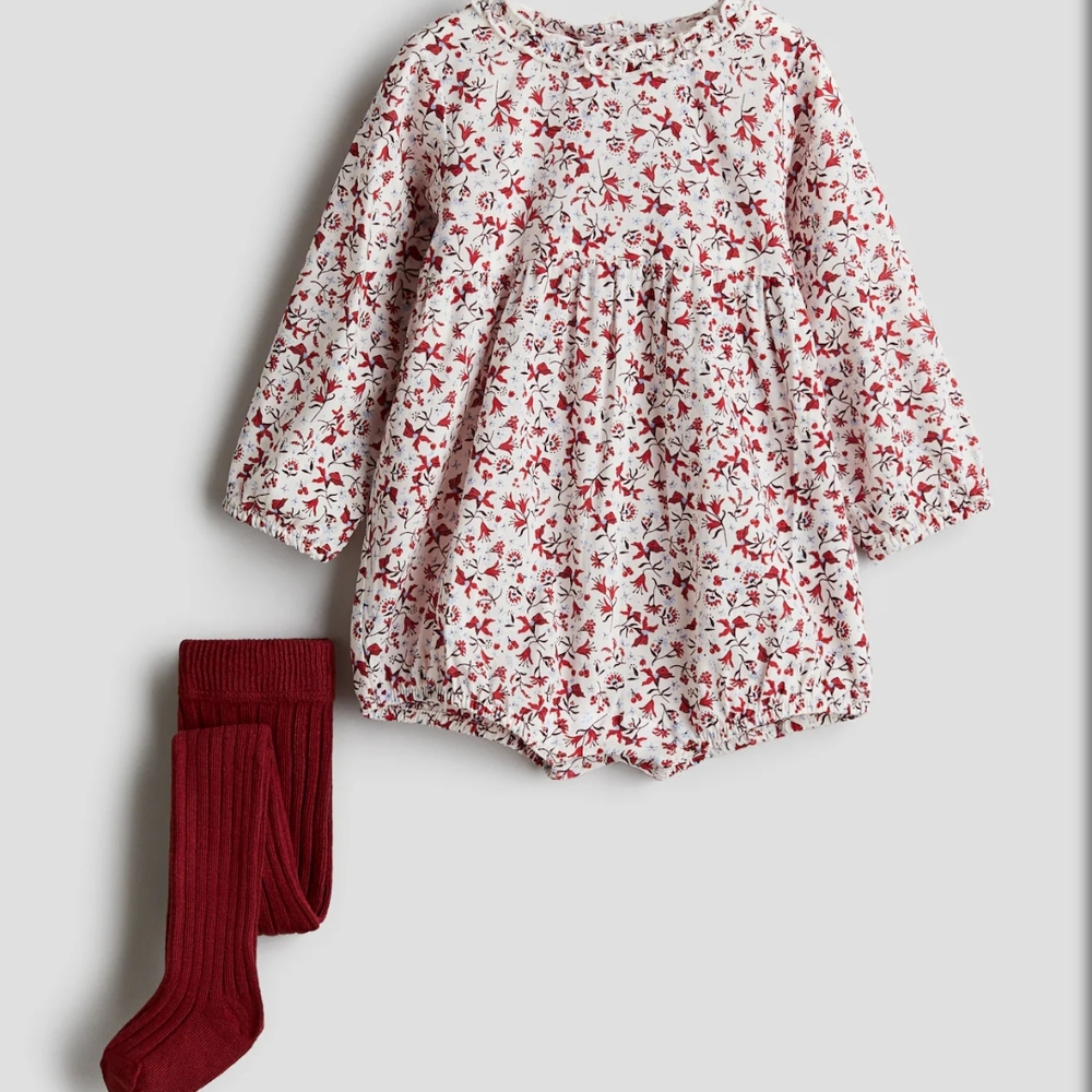 H&M Kids Holidays Matching Set - Red and White